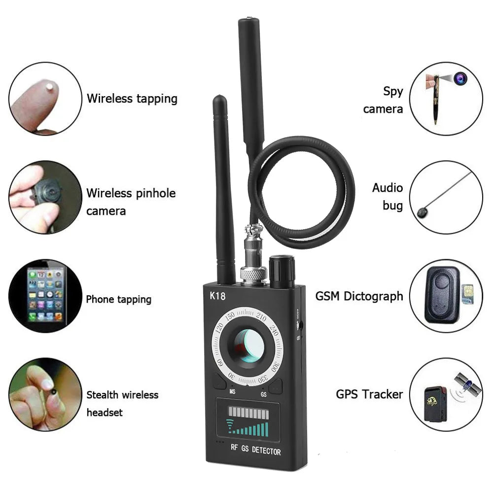 GSM Audio Bug Finder GPS Signal RF Tracker Detect