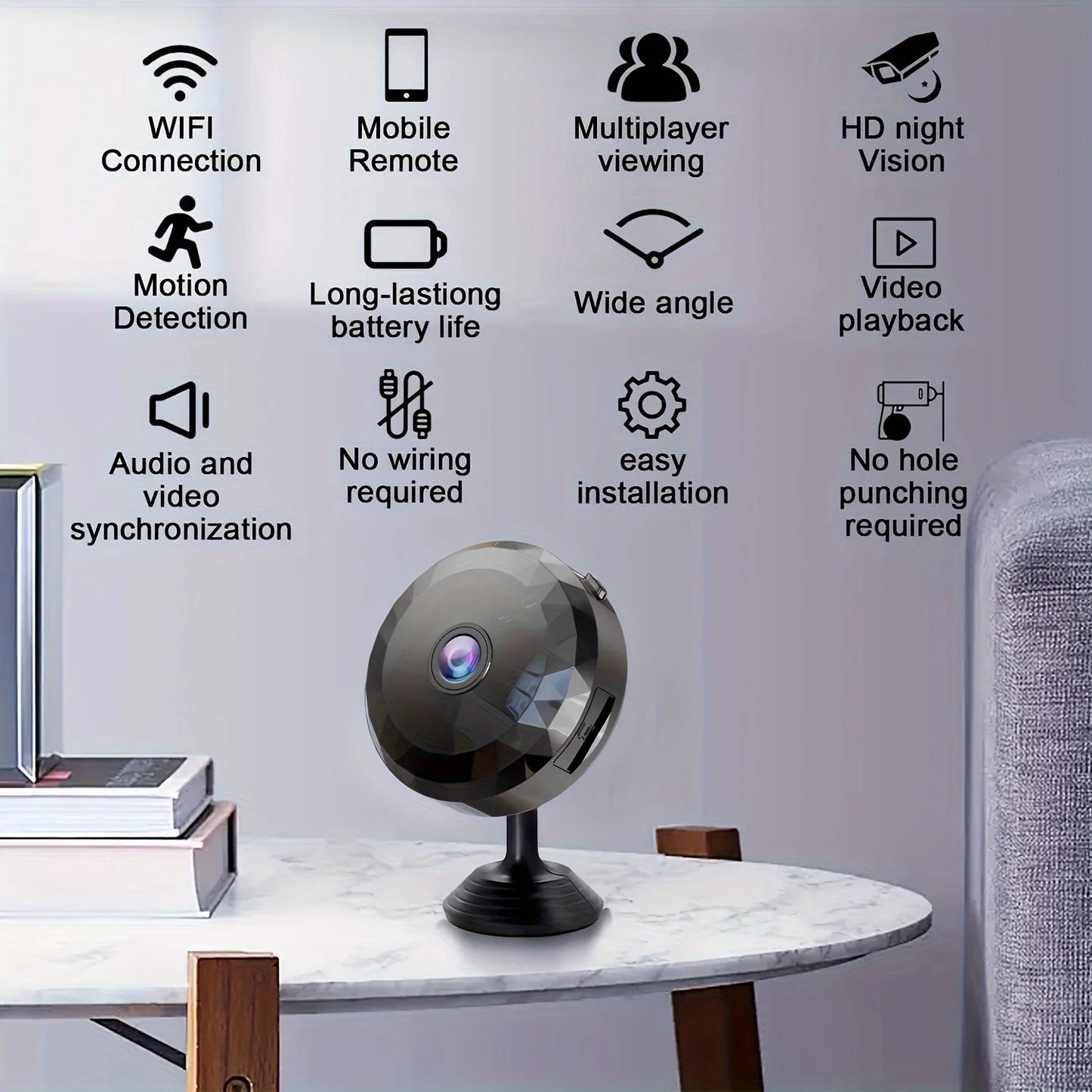 Wireless Mini WiFi Security Camera