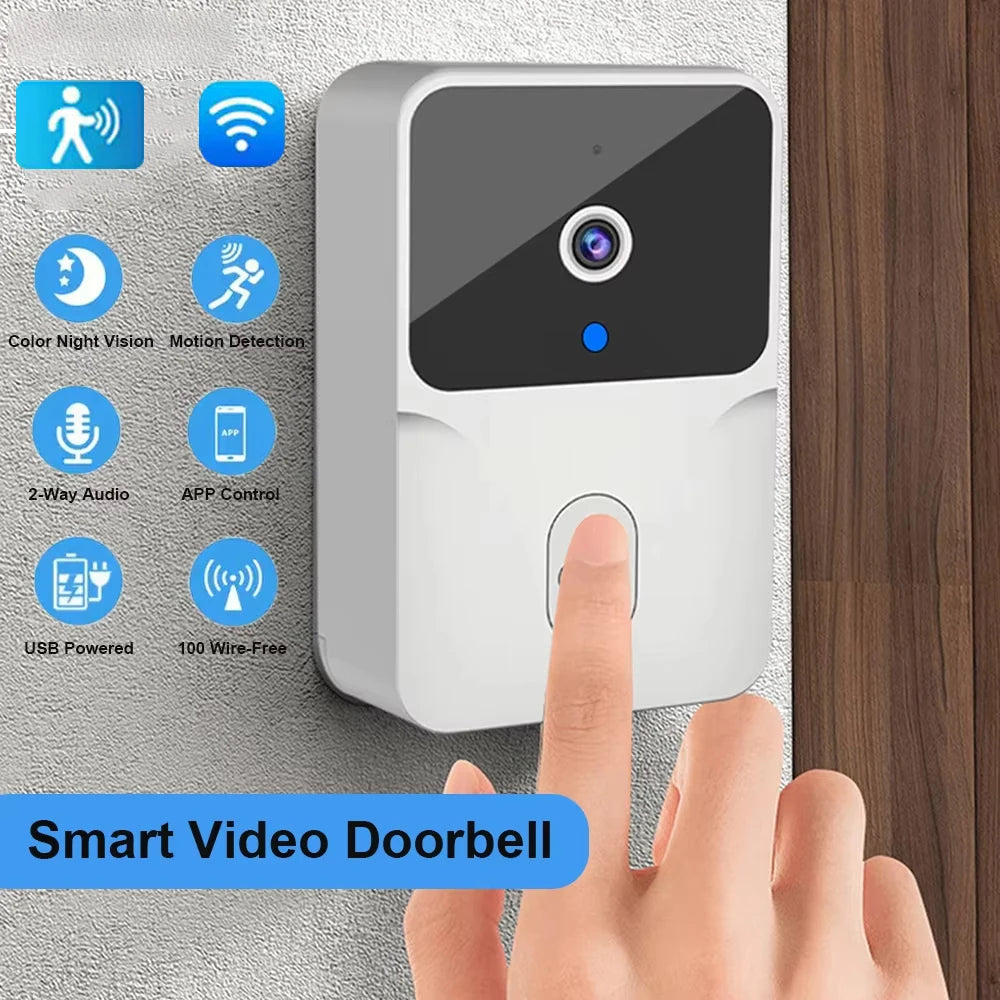 Wireless Doorbell, Security Camera
