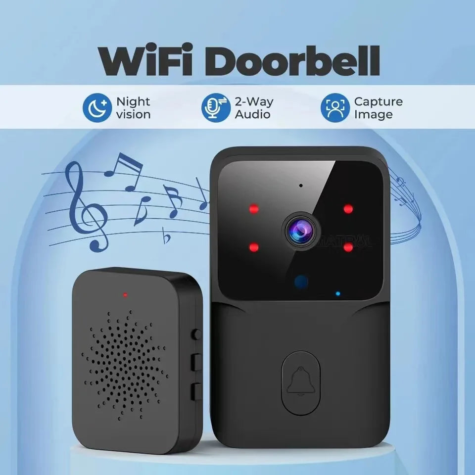 Wireless Doorbell, Security Camera