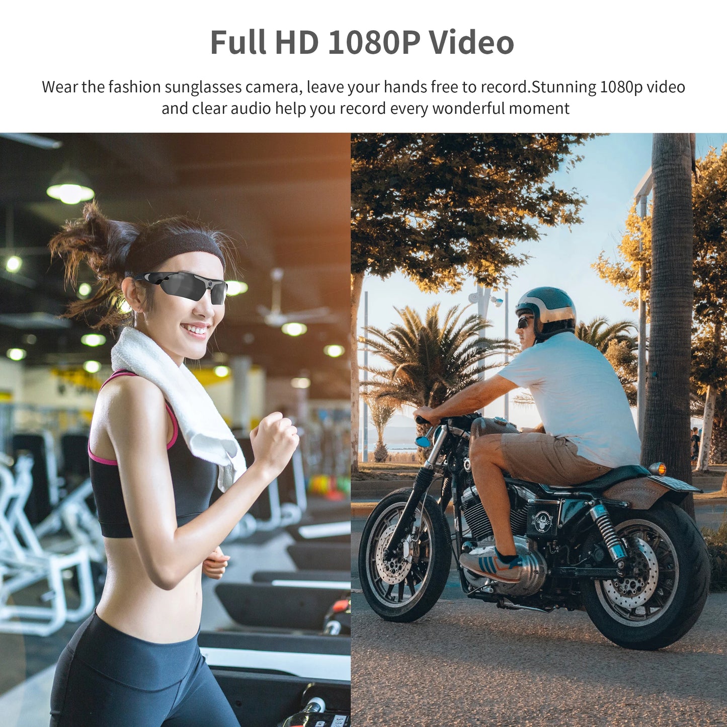 1080P Full HD Sunglasses Camera