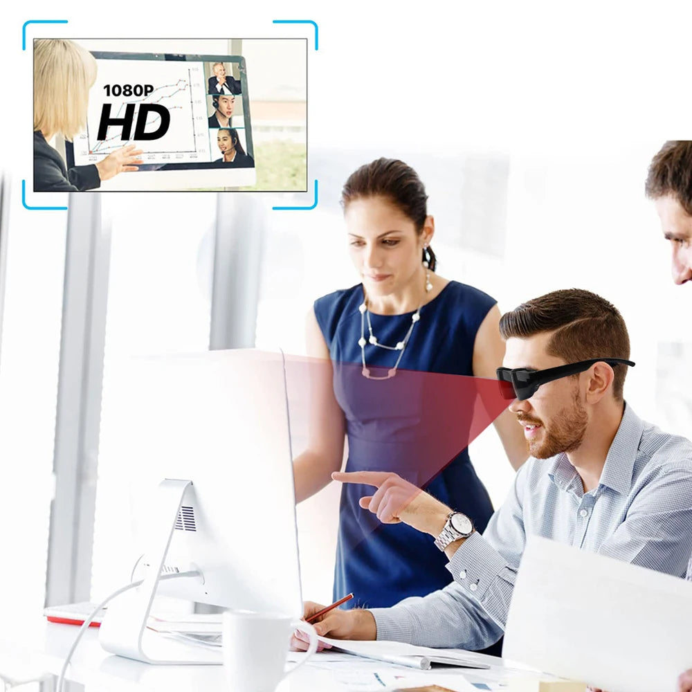 Portable 1080P HD Mini Glasses Camera