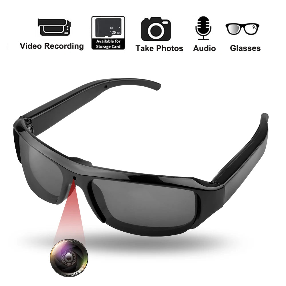Portable 1080P HD Mini Glasses Camera