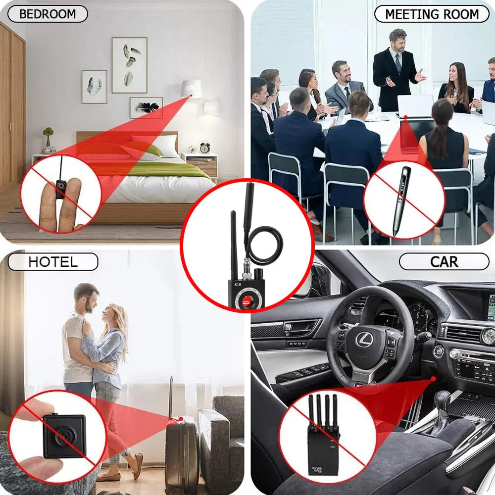 GSM Audio Bug Finder GPS Signal RF Tracker Detect